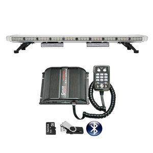 Yüksək güclü LED uzun xəbərdarlıq işığı, qırmızı-mavi 1.2m Bluetooth siren 8400-4H
