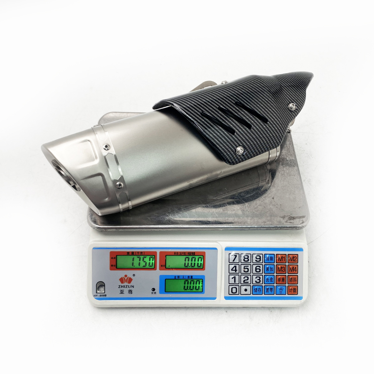 Suitable for modified diagonal quad-corner exhaust pipes for Sai 800, Chunfeng 655, Wuji SR450X, CBR500, and Kaiyue 625X