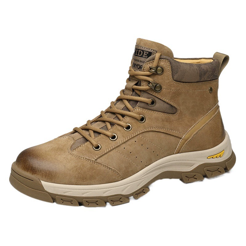 Ботинки из натуральной кожи Мужские 2023 Новое поступление Цельные зимние сапоги из натуральной шерсти Северо-восточные теплые утолщенные уличные Ботинки Martin