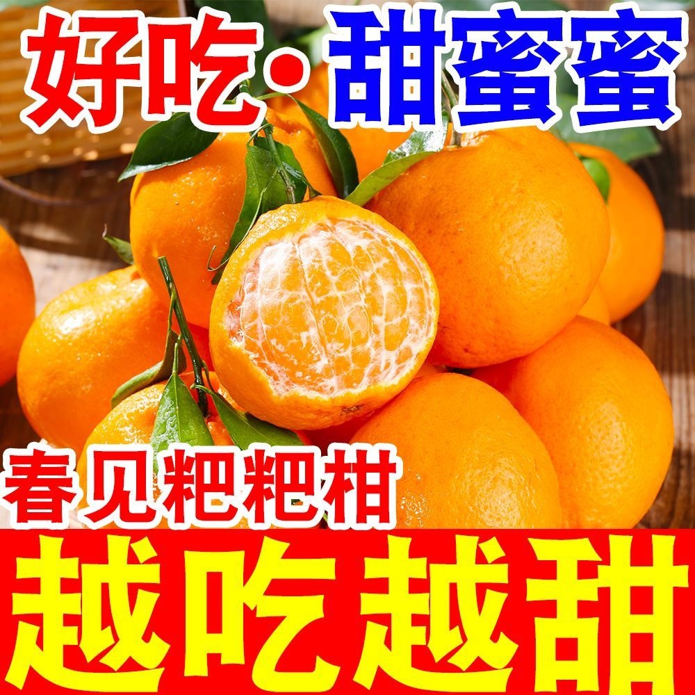 超甜四川耙耙柑粑粑柑春见丑橘当季新鲜水果丑八怪橘子