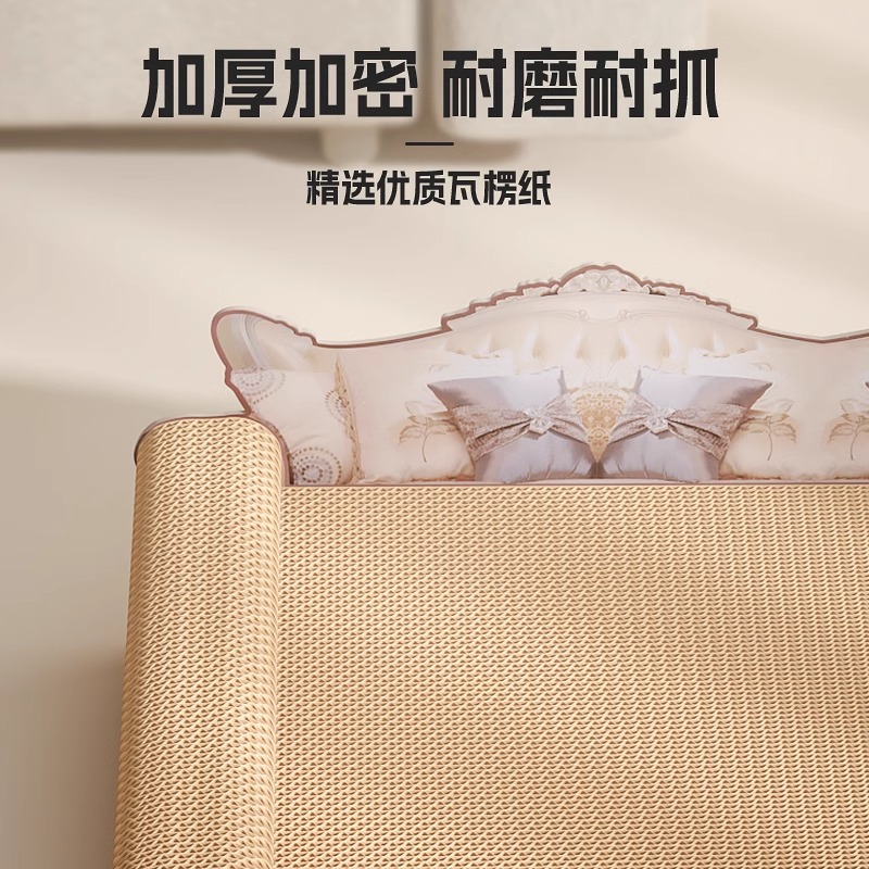 Gato tablero del rasguño sofá resistente al desgaste no caspa gato garra tablero gato nido integrado resistente a los arañazos extra grande garra de molienda gato suministros