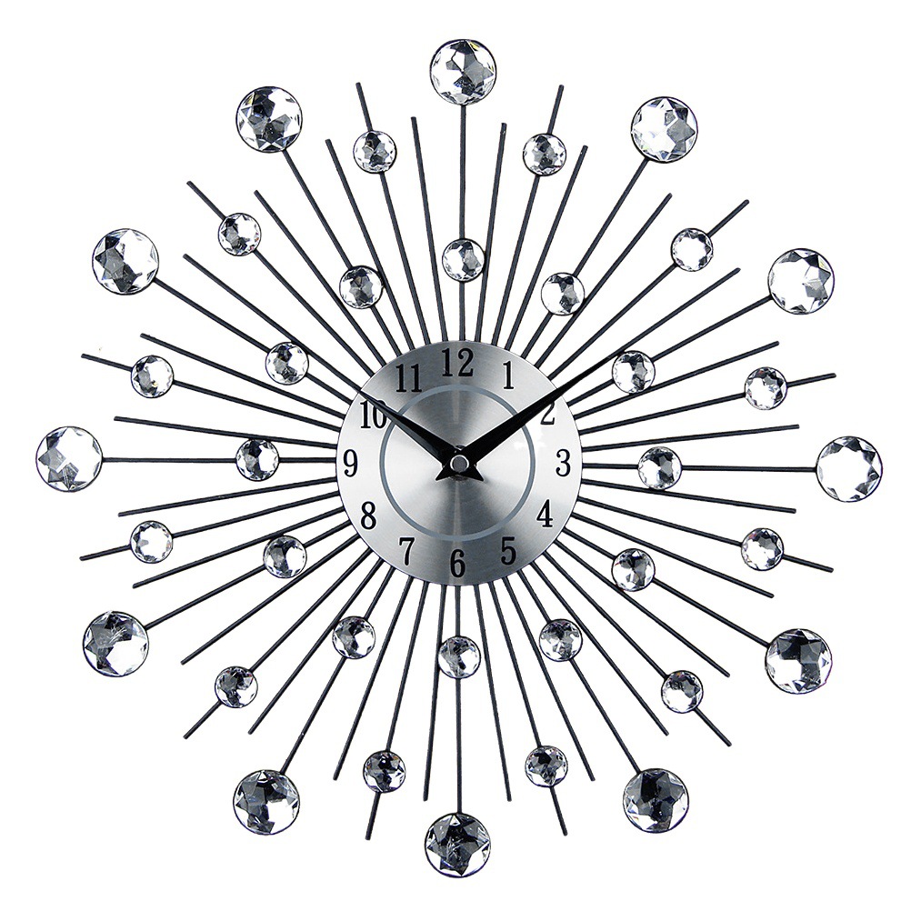 Moda nórdica mudo creativo Reloj de pared salón hogar simple arte reloj electrónico pared colgante reloj al por mayor