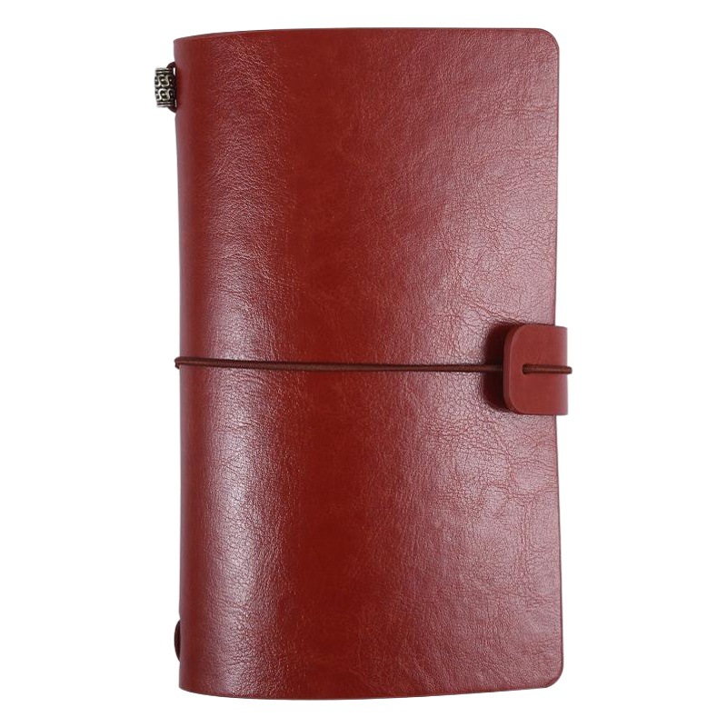 Cuaderno de viaje retro con correa, el más vendido en Amazon transfronterizo, para almacenamiento de papelería TN