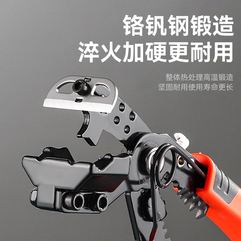 Alicates para pelar cables de red de tres usos de grado industrial, alicates para engarzar, que ahorran mano de obra y son rápidos.