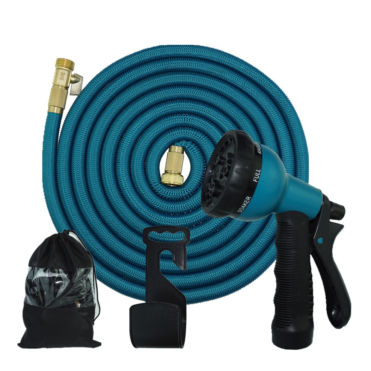 自动伸缩水管易收纳园艺清洁家用水枪厂家供应跨境电商水管套装