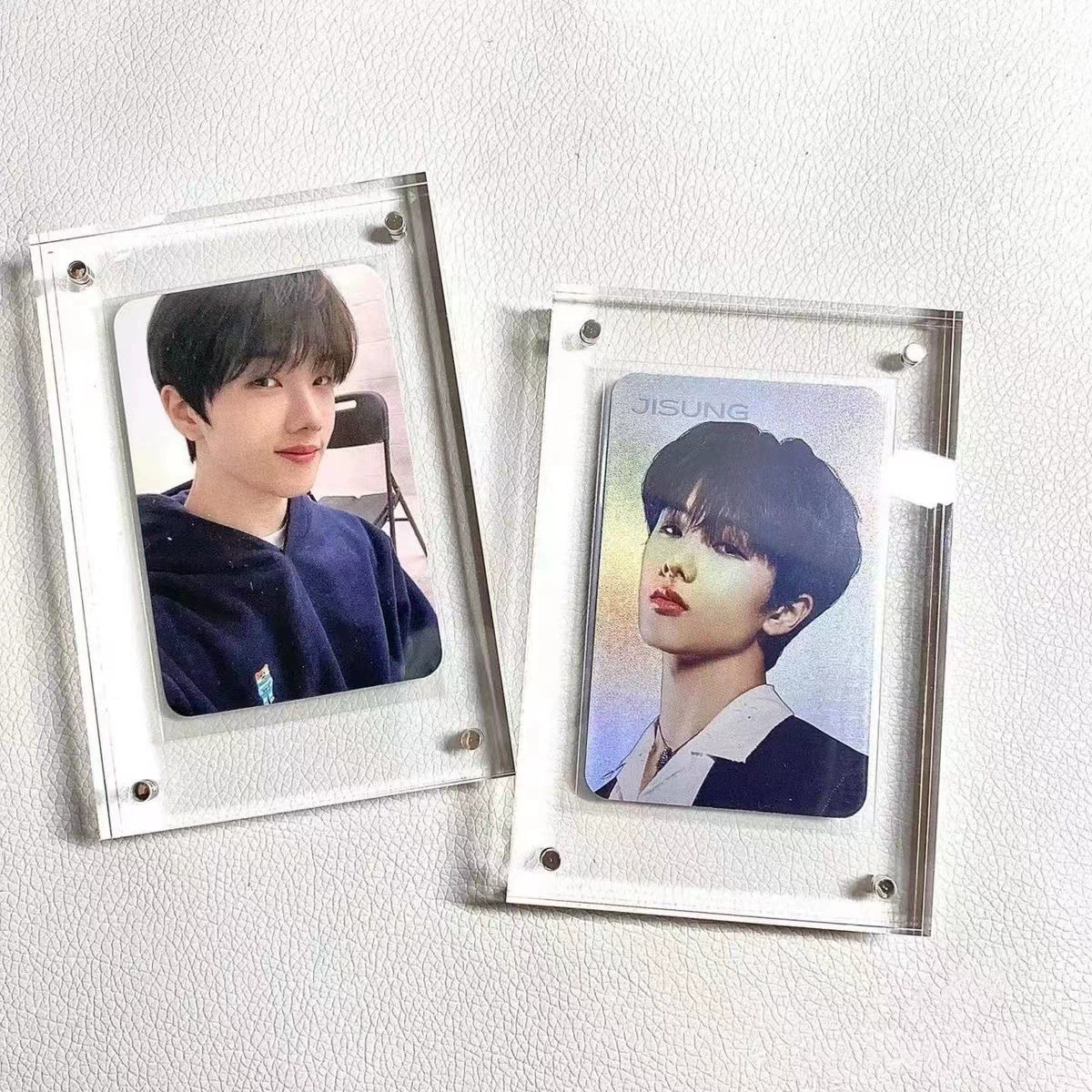 Прозрачная акриловая магнитная фоторамка ins, кирпичная подставка для карточек, Polaroid Idol, зажим для фотографий, настольный стол