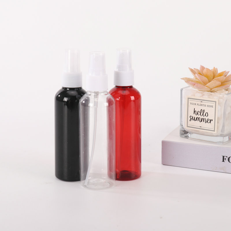 批发100ml喷雾瓶pet透明补水喷瓶喷剂塑料瓶消毒酒精分装喷瓶
