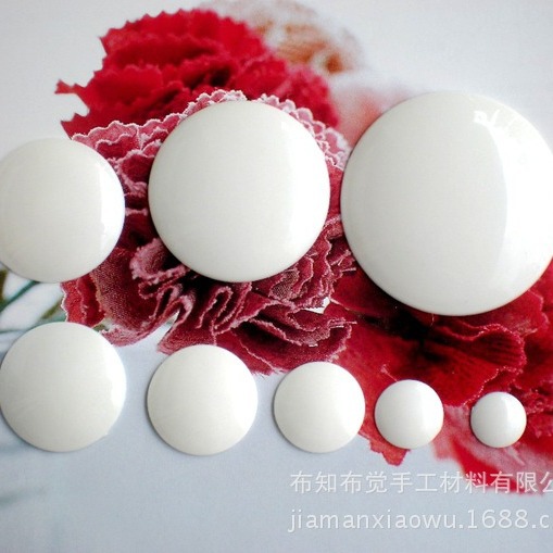 Bricolaje hecho a mano en forma de pera redonda en forma de corazón joyería hebilla macaron monedero material accesorios hebilla de plástico Embrión