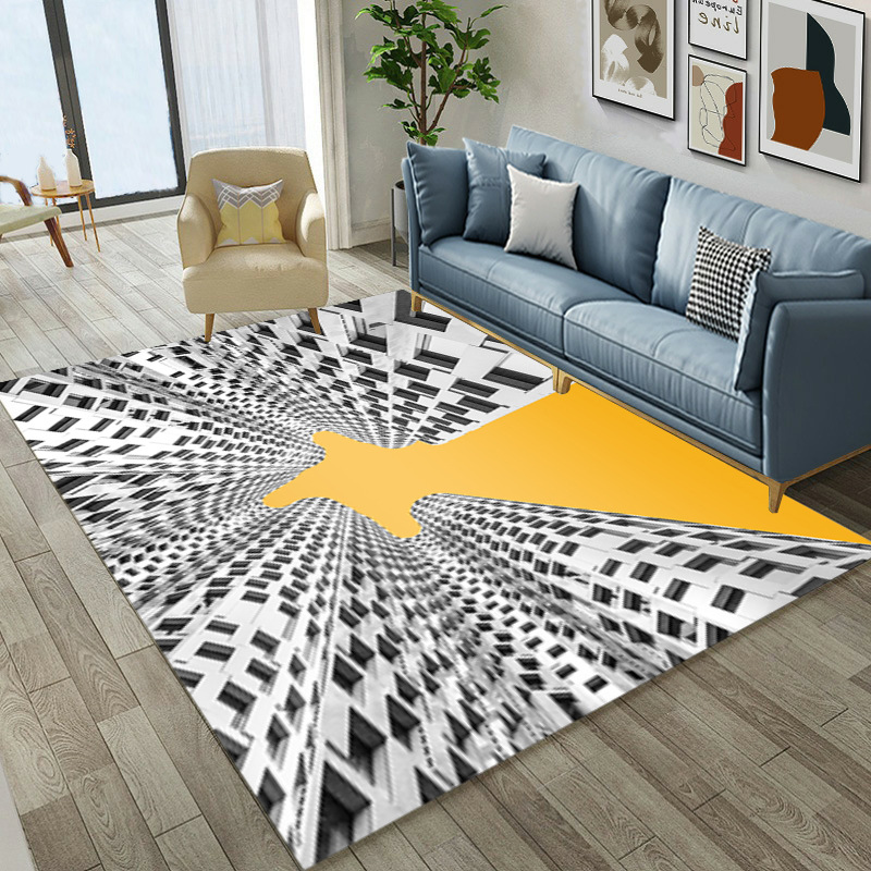 Modern carpet for living room for home use, simple and elegant design, water absorbent 8