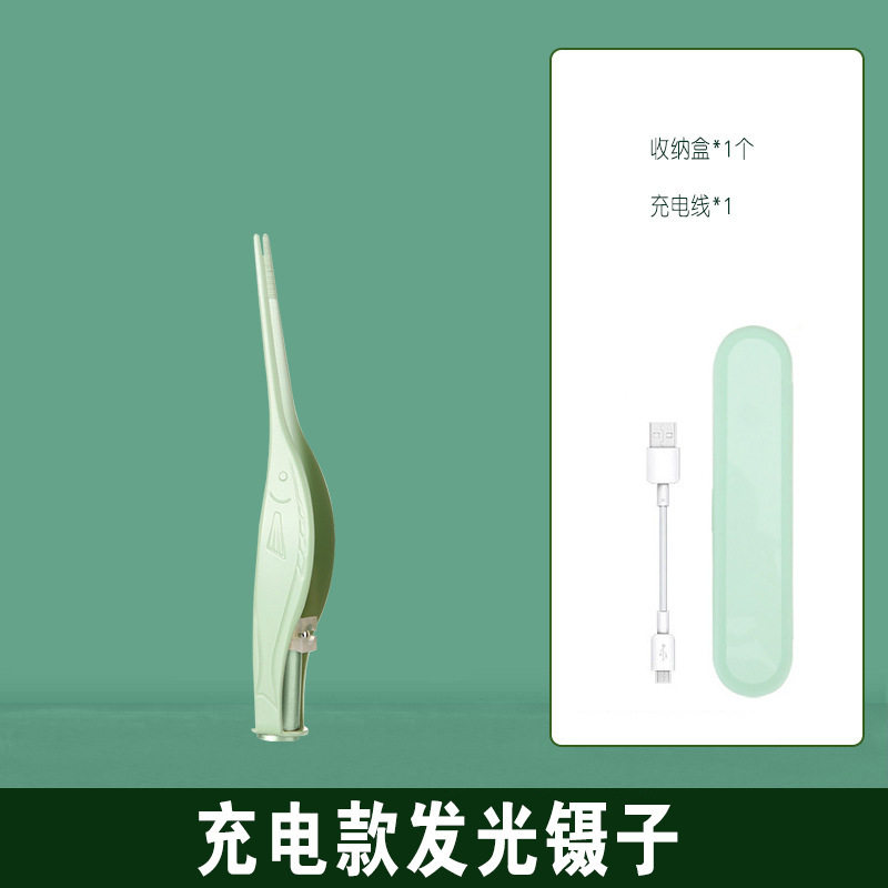 发光耳勺套装儿童宝宝掏耳朵扒采耳工具usb充电带灯掏耳勺挖耳勺|undefined