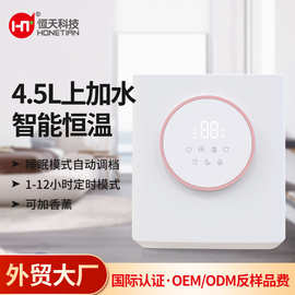 亚马逊专供新款4.5L上加水加湿器家用大容量12小时定时卧室香薰喷