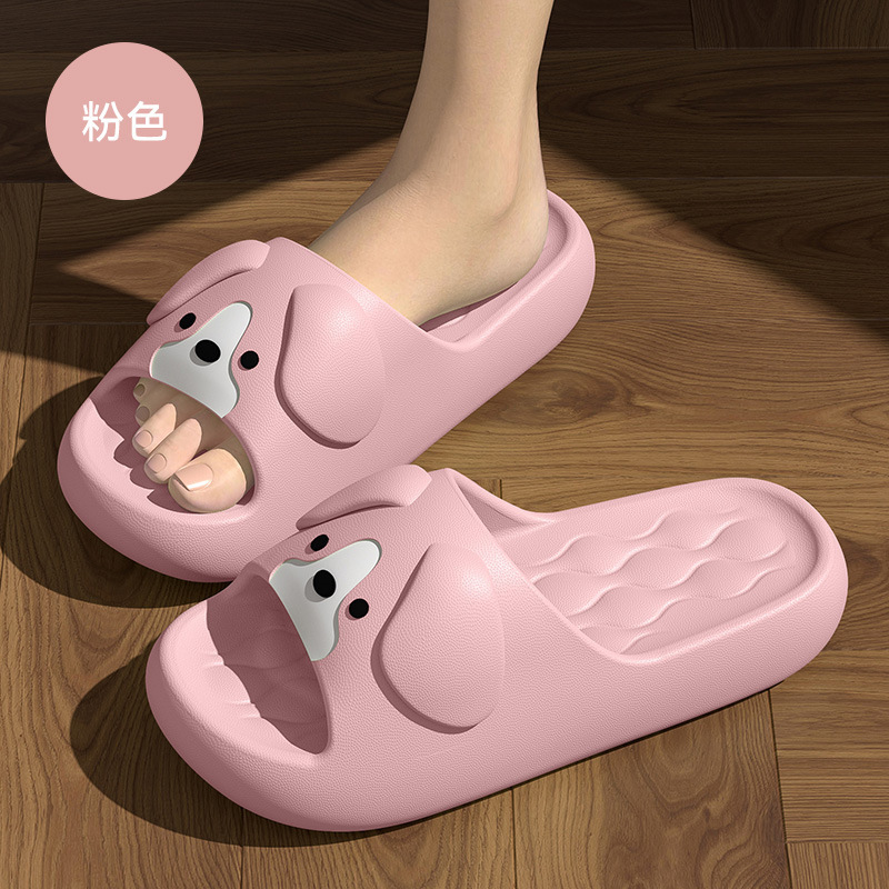 Summer Slippers for Women 2025 New Cute Cartoon Style Home Indoor Thick-Soled Slippers with a Soft Feel for Outdoor Wear Student Dormitory