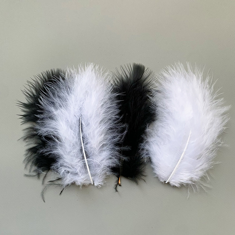 羽毛装饰竹管绒火鸡毛diy婚庆装饰品服装饰品羽毛波波球填充材料