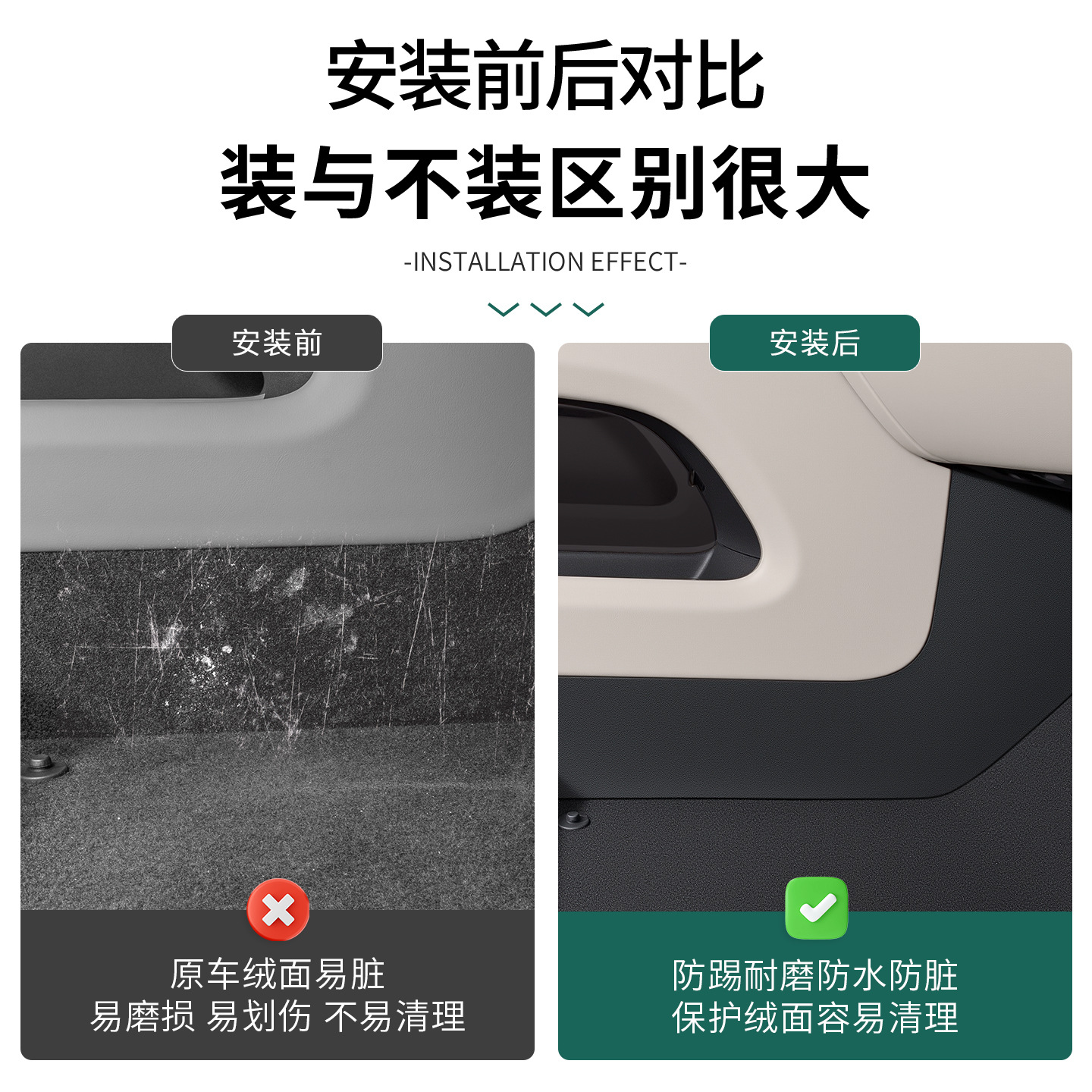 Suitable for Ideal I6 Special Central Control Lower Side Anti-Kick Pad under the Seat Tpe Protective Sticker Supplies Accessories