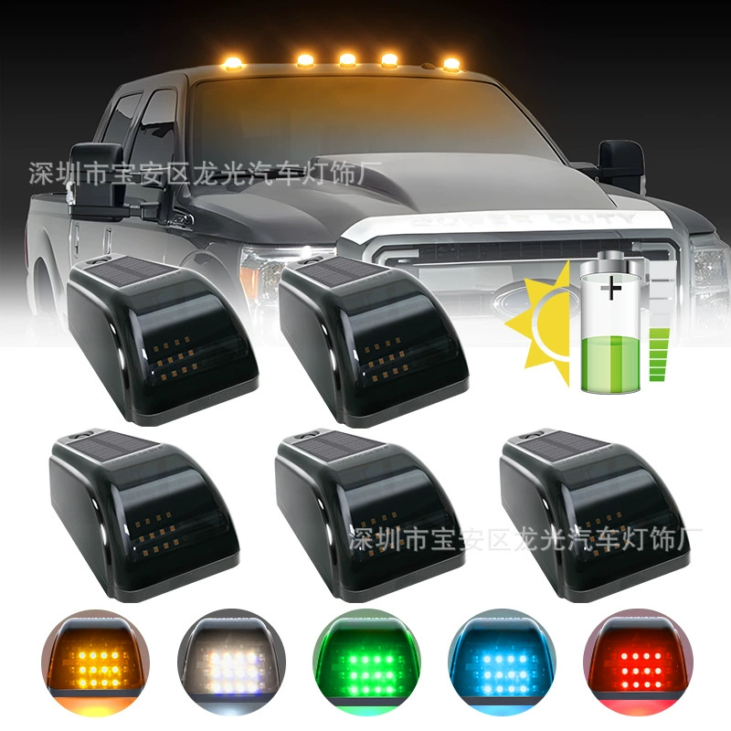 Солнечный грузовик верхняя лампа мыши Cab Marker Roof12LED Light F150 грузовик RAM грузовик