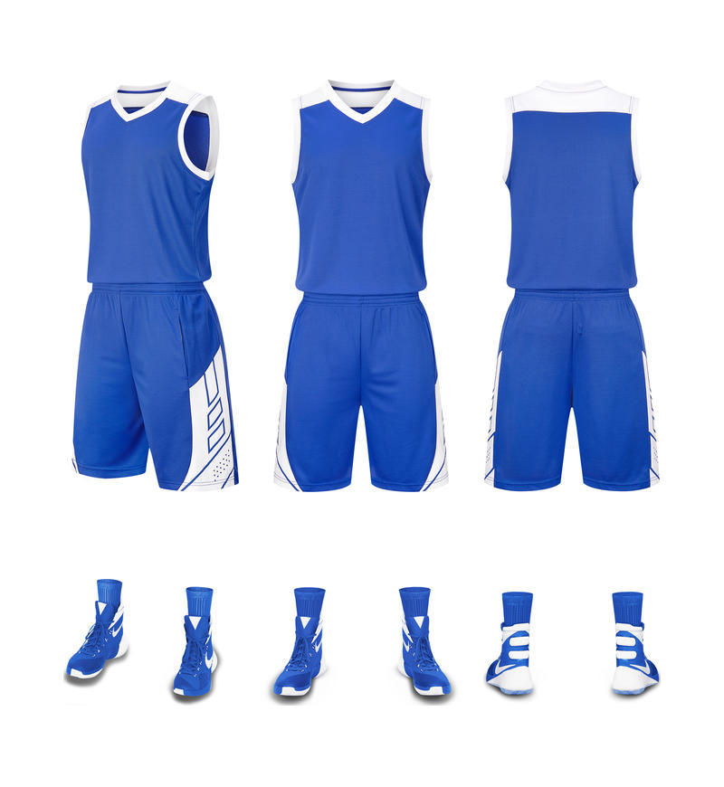 El juego de ropa de baloncesto se utiliza para el campamento de entrenamiento, ropa de balón transpirable de secado rápido para adultos y niños, la misma camiseta puede imprimir logotipo.