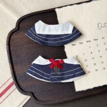 17cm拉布布娃衣 海军服娃衣批发10厘米娃衣斗篷披肩dimoo潮玩娃衣