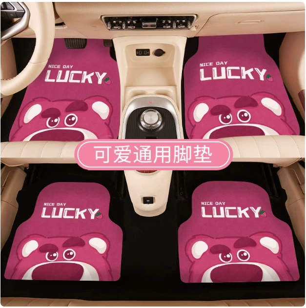 2025 новый автомобильный коврик универсальный диатомовый грязь впитывает воду, противоскользящий праздничный красный ковер