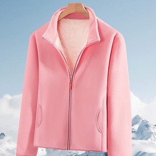 Couple's Arctic Velvet Fleece Jacket Thickened and Velvet Warm Jacket Autumn and Winter Outdoor Sports Coldproof Fleece Liner