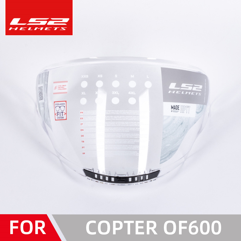 Lente de Casco LS2 Original Genuina FF805/FF908/FF370/358/FF906/FF396 Accesorios de Alta Definición