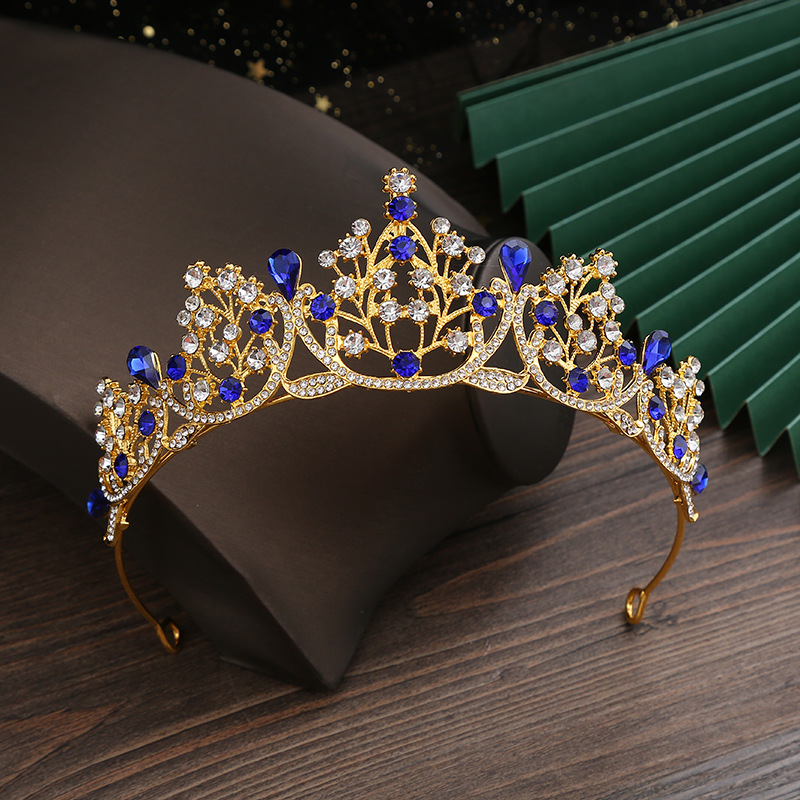 Fashion Crown Metal Inlay Crystal Crown 1 Piece display picture 5