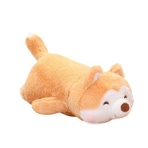 Seth Dudu Lying Down Shiba Inu Doll Plush Toy Wholesale Cute Puppy Doll Soothing Pillow Doll Gift