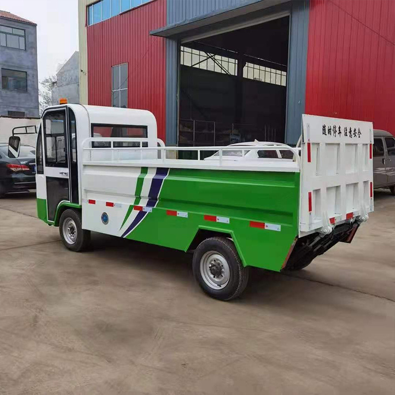 四轮八桶垃圾清运车垃圾分类清运车尾板垃圾车