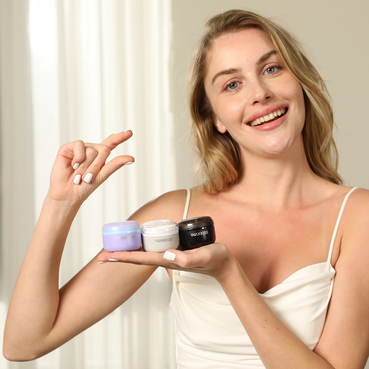 迷你融蜡器套装适用耳部鼻孔脱毛打蜡机蜜蜡脱毛融蜡机WAXKISS