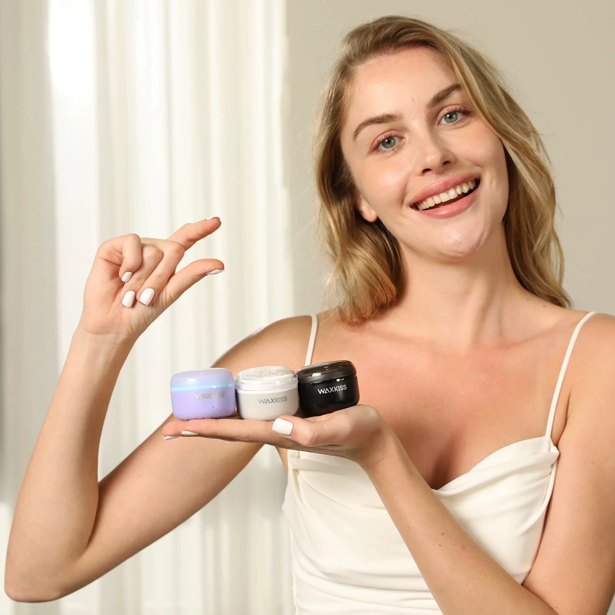 Мини-аппарат для плавления воска, подходящий для удаления волос в ушах и носу, восковая машинка для депиляции, восковая машинка для плавления медового воска, Waxkiss