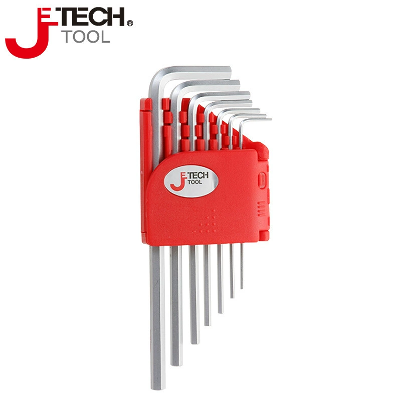 Jieke PM-C7 набор шестигранных ключей с удлиненной плоской головкой, хромированный метрический набор из 7 предметов из легированной стали, 1,5-6 мм