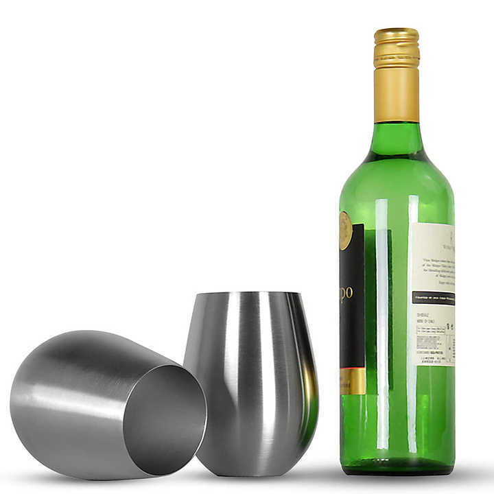 304 de acero inoxidable de doble capa taza de whisky personalidad creativa bar cerveza bebida fría taza de contabilidad taza de cóctel