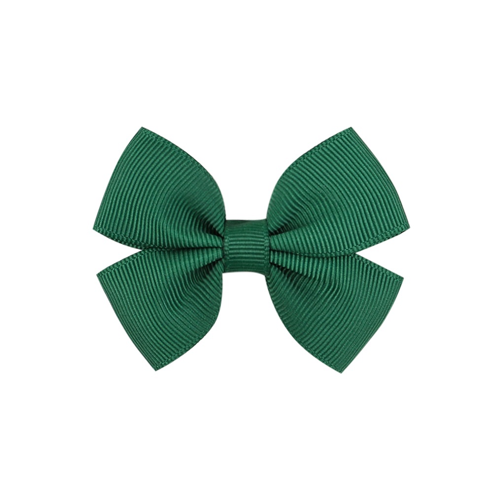 Simple Children's Hair Accessories Cute Children Solid Color Bow Hairpin display picture 5