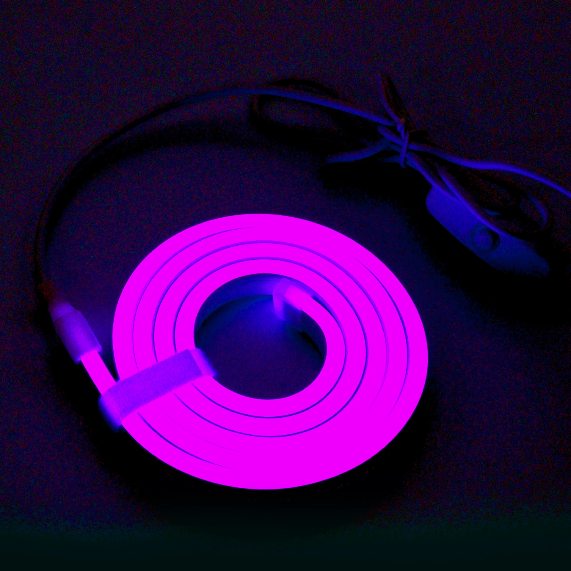USB неоновая лента, 5 В, гибкая LED‑лента с кнопкой‑переключателем, 1–5 м, много цветов