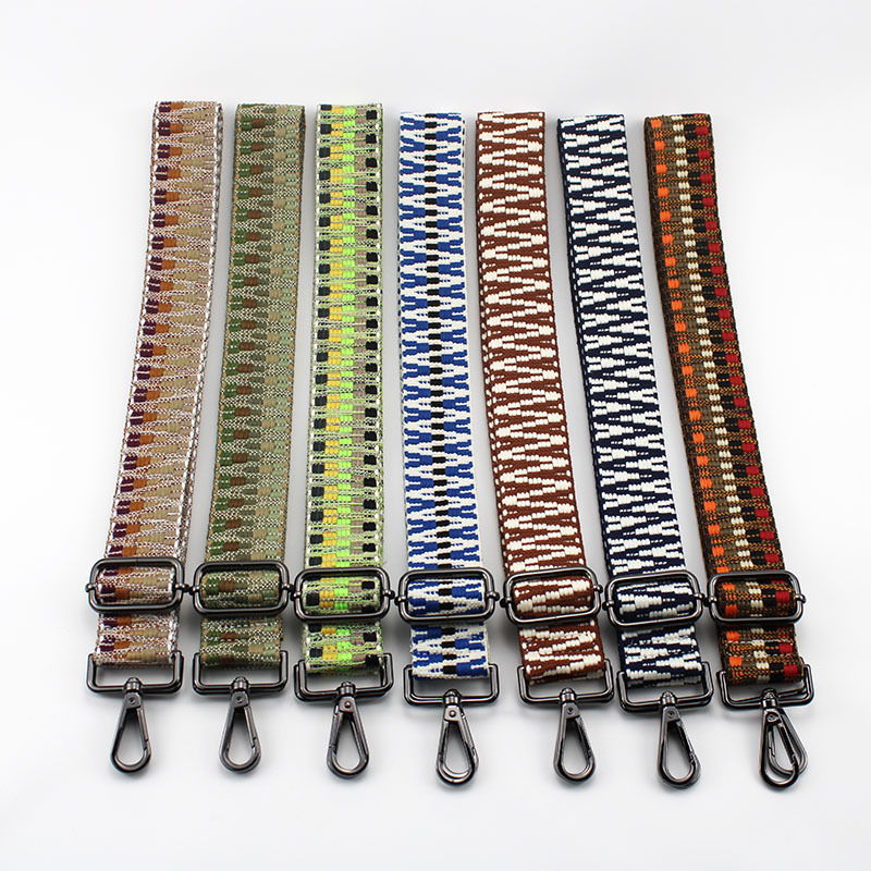 Polyester Cotton Stripe Sling Strap Bag Accessories display picture 2