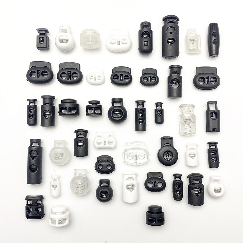Factory plastic spring buckle tail clip pig nose rope buckle hanging particle elastic elastic rope adjustment buckle anti-slip mushroom buckle Factory plastic spring buckle tail clip pig nose rope buckle hanging particle elastic elastic rope adjustment buckle anti-slip mushroom buckle
