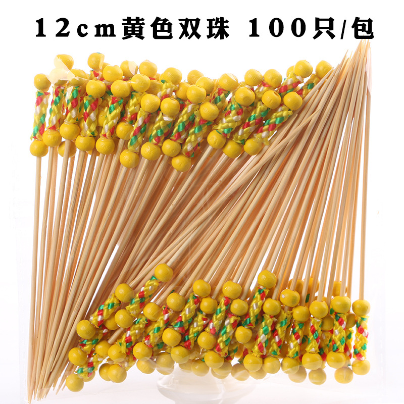 Fruit stick desechable flor stick