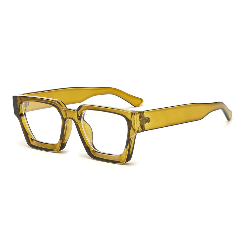 Anti-Blue Light Flat Glasses, European and American Retro Square Frame Glasses, Cross-Border Ins Trend Thick-Rimmed Glasses Frames Anti-Blue Light Flat Glasses, European and American Retro Square Frame Glasses, Cross-Border Ins Trend Thick-Rimmed Glasses Frames
