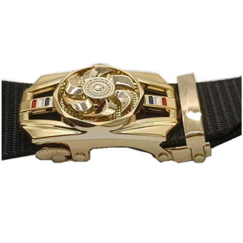 Men's nylon automatic buckle rotating belt woven tactical belt canvas strong and durable floor supply breathable