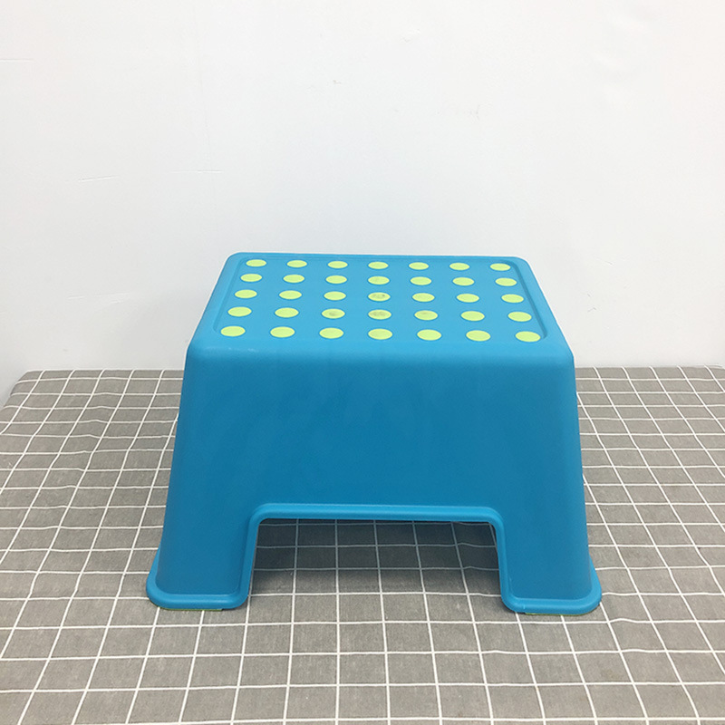 Plastic Stool Dining Table Stool Shoe Changing Stool Children's Low Stool Bathroom Stool Square Stool Fashionable Small Bench A Anti-slip Stool