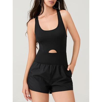 P9773 On behalf of Amazon Cross border new pattern motion leisure time suit Ladies Solid Kami