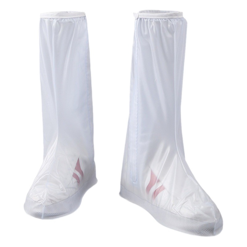 Rainproof Shoe Covers, High-Top Shoe Covers, Pvc Thickened Non-Slip Wear-Resistant Outdoor Cycling and Beach-Going Waterproof and Sand-Proof Rain Boots for Men and Women