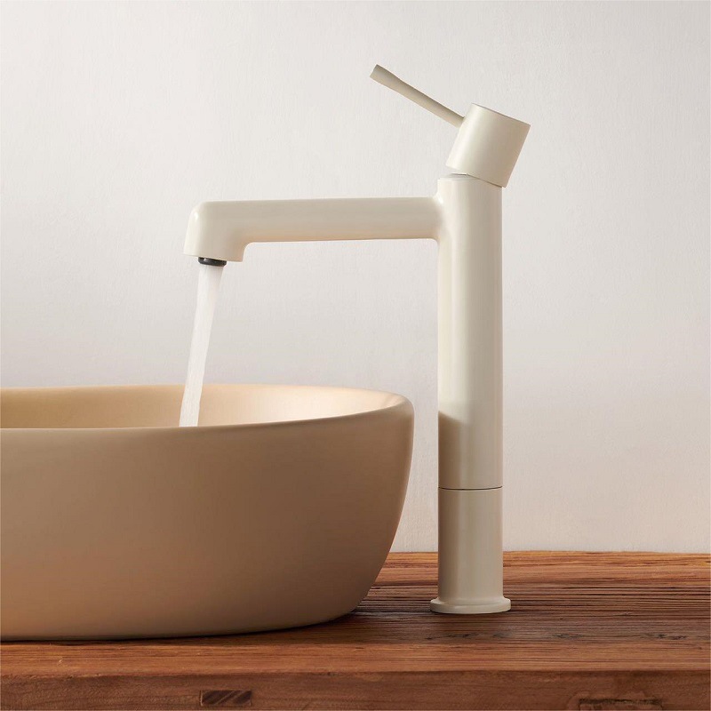 Cross-border household full-copper washbasin cold and hot water faucet bathroom bathroom sink countertop basin bathroom cabinet faucet