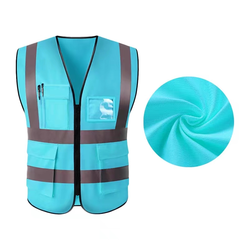 Trajes reflectantes chaleco de seguridad de construcción chaleco de transporte vial saneamiento fluorescente transpiración nocturna impresión personalizada