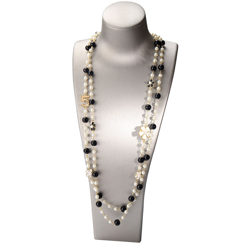Beaded, Plating Design Copper Simple Style Classic Style Beaded Plating Flower Necklace