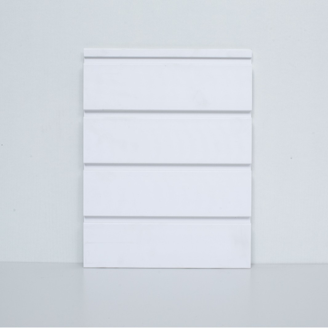 Herramientas de pesca móvil, instrumentos musicales de hardware, tablero de ranura, tablero decorativo, gran cantidad de tablero de ranura de PVC, producción de longitud fija