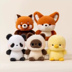 新しい動物シリーズテーブルコンパニオン人形デスクトップ小さな装飾品人形動物学習マッチング誕生日ギフトトレンディなおもちゃ