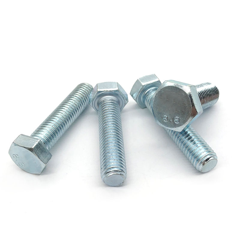 8.8 grade galvanized hexagon socket screw M4M5M6M8 * 10/12/14/16/18/20-110 full tooth bolt