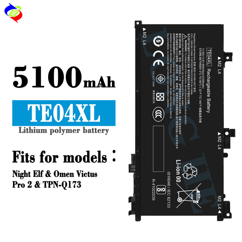 Suitable for Hp Night Elf/Omen Victus Pro 2 Laptop Battery Te04Xl Factory Wholesale