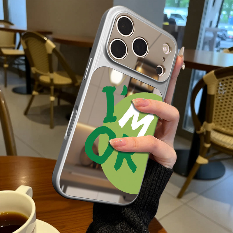 English text: Suitable for Apple 17 Pro Max phone case, iPhone 16 Pro new model, 16 Plus mirror case, 15