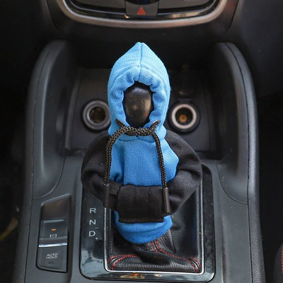 Sürətlər qutusu və əl tormozu başlıqları car decorations new in stock - blue-and-black-color-matching